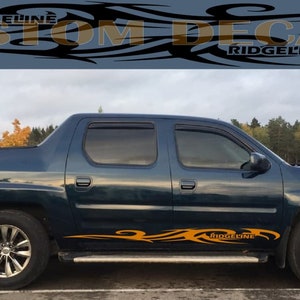 2x Splash Decal Tribal Design Line Vinyl stickers Compatible with Honda Ridgeline