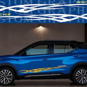 Nissan Kicks Vinyl Decal Stickers: Custom Car Graphics