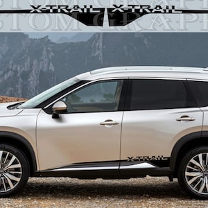Rogue X-Trail Vinyl Decal Stickers: Unique Line Design
