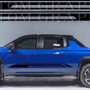 Vinyl Sticker Compatible with Silverado EV RST New Style Design Vinyl Decal