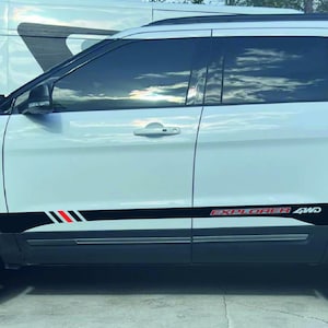 Explorer ST Vinyl Decals: Custom Car Stickers, 4WD Design