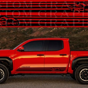 Premium Vinyl Sticker Compatible with Tacoma New Line Design All Models Car personalization stickers