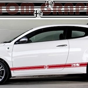 Alfa Romeo Mito Decals, Exclusive Planet Logo Car Stickers