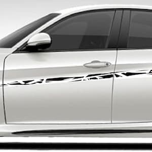 2X Premium Quality Stickers New Design Line Decal Vinyl Compatible with Giulia All Models