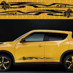 Racing Stripes Indian Warrior Design Line Vinyl stickers Compatible with Juke