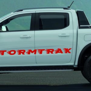Premium decals Compatible with Ranger Premium Quality Stickers Decorative car decals custom stickers Name Flame Design