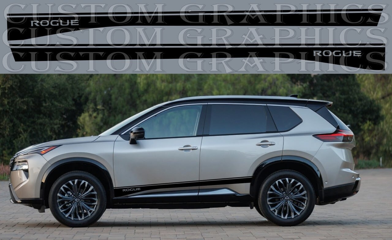 Rogue X-Trail Vinyl Decal Stickers: New Classic Line Design