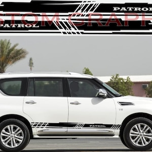 Racing Stripes Unique Design Vinyl Decal Stickers Compatible with Patrol