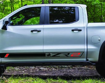 Silverado ZR2 Bison Vinyl Decal Graphics: Car Styling Stickers