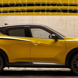 Juke Compatible Vinyl Decal Sticker: Car Rear Line Graphics