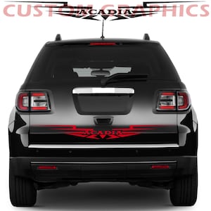 Tailgate Tribal Logo Design Unique decals Compatible with Acadia