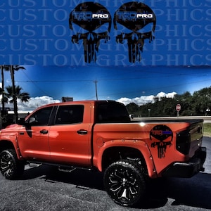Premium Quality Vinyl Sticker Compatible with Tundra All Models New Skull PRO Design Car styling decals BFF Vehicle Enhancement