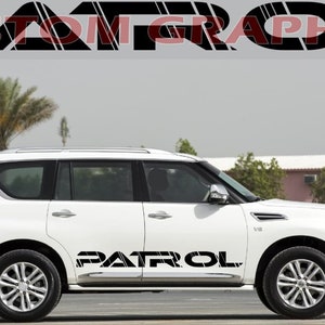 Racing Stripes Logo Design Vinyl Decal Stickers Compatible with Patrol