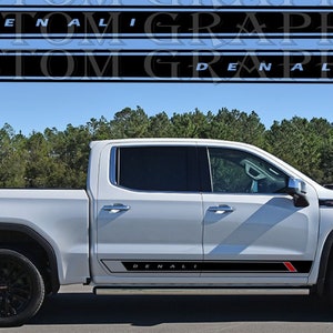 Premium Vinyl stickers Compatible with Sierra Denali New Line Design