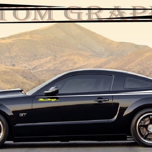 Premium Quality Stickers Compatible with mustang All Models size Automotive decals  Exclusive car decals