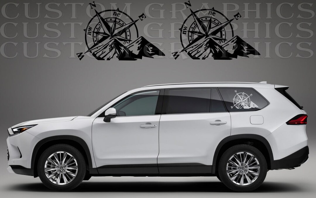 Premium Quality Vinyl Sticker Compatible With Grand Highlander Window ...