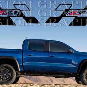 Colorado Z71 Vinyl Decal Stickers: Rear Cabin Line Design