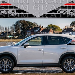 CX-5 Rear Vinyl Decal Stickers: Car Body Graphics