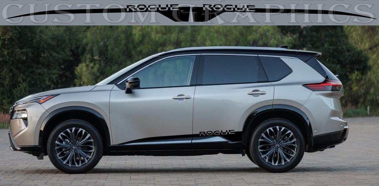 Rogue X-Trail Vinyl Decal Stickers: Classic Car Design