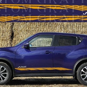 New 2 colors Racing Stripes Best Design Line Vinyl stickers Compatible with Juke