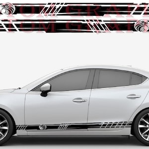 Premium Quality Stickers Compatible with Mazda 3 Eagle Logo Design Decorative car decals Car styling decals