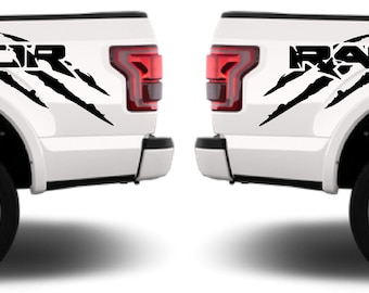 Raptor F150 Vinyl Decal: Claw Marks Truck Graphics