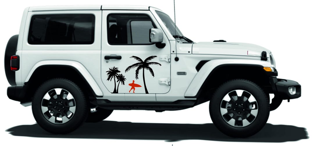 Premium Quality Vinyl Sticker Compatible With Wrangler J2 2 Doors ...