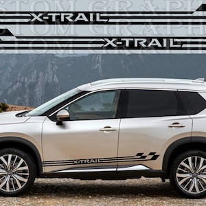 Rogue X-Trail Vinyl Decal Stickers: Unique Line Design