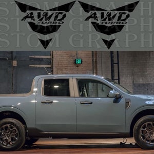 Best Quality Vinyl Sticker Compatible With Maverick AWD Turbo Design Custom Vinyl Stickers