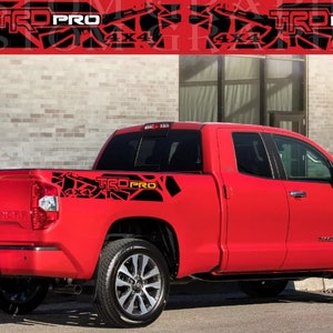 Premium Vinyl Sticker Compatible with Tundra All Models Size AK 47 Design Cabin styling decals  Exclusive car decals