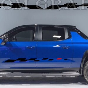 Vinyl Sticker Compatible with Silverado EV RST New Style Design Vinyl Decal