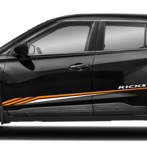 Nissan Kicks Vinyl Decal Sticker Set: Custom Car Style