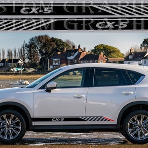 2x Colors Design Decal Sticker Vinyl Compatible CX-5-2021 All Models