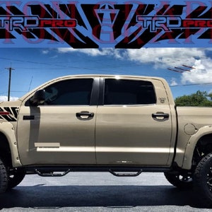 Premium Front Wings Vinyl Sticker Compatible with Tundra All Models Size Skull Design Car styling decals  Exclusive car decals