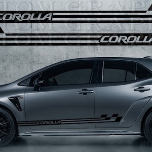 Premium-Qualität Vinyl Aufkleber für Corolla New Tuning Design BFF