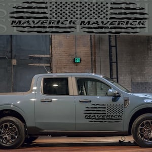 Best Quality Hood Vinyl Sticker Compatible With Maverick All Unique Design BFF USA Flag Design