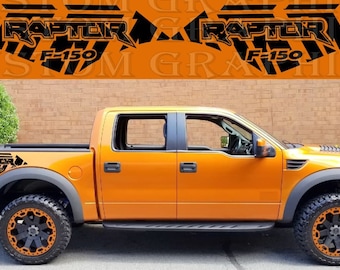 Raptor F150 Vinyl Decal Stickers: Unique Cabin Design