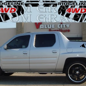 Racing Stripes Skull Rear Design Line Vinyl stickers Compatible with Honda Ridgeline