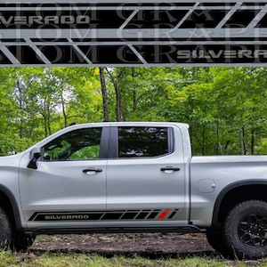 Vinyl Sticker Compatible with Silverado ZR2 New Style Design Vinyl Decal