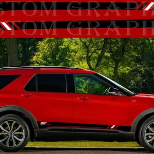 Premium Quality Vinyl Stickers Compatible Explorer ST Line Exclusive car decals