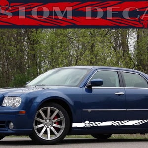 Premium Quality Stickers Compatible with Chrysler All Models  Skull Line Design Car styling decals Graphic car stickers