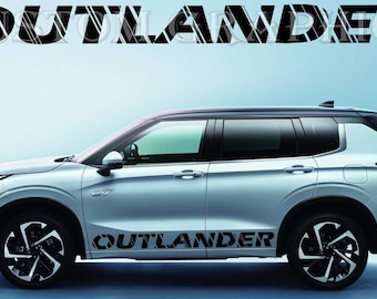 Elegant Logo Design Decal Sticker Vinyl Compatible With Outlander PHEV 2018-2022