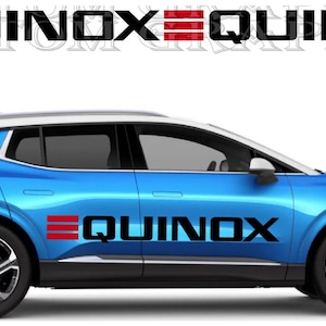 Racing Stripes Eagle Line Unique Design Line Vinyl stickers Compatible with Equinox
