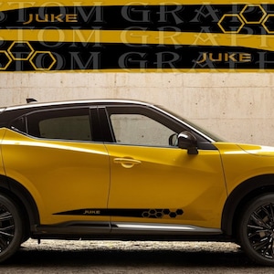 Juke Honeycomb Vinyl Decal Sticker: Car Side Graphics