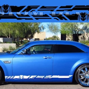 Premium Quality Stickers Compatible with Chrysler All Models Alien Line Design Car styling decals Automotive decals