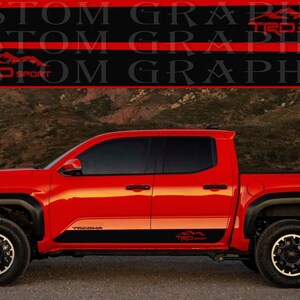 Premium Vinyl Sticker Compatible with Tacoma New Classic Design All Models Car styling decals
