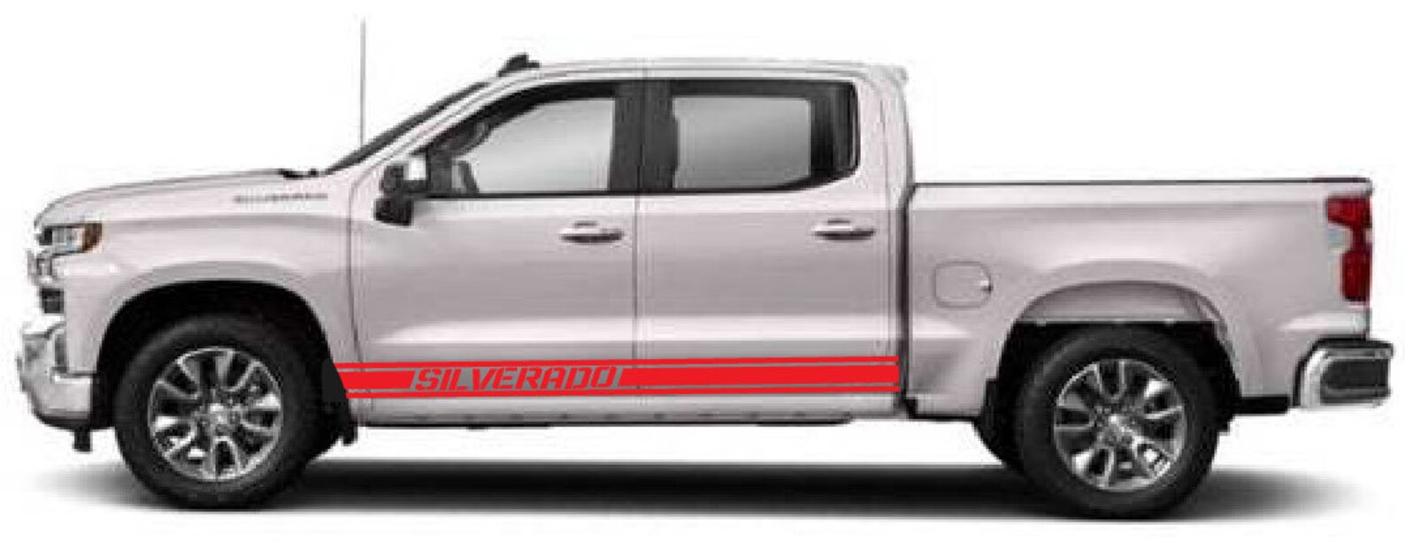 2x Vinyl Sticker Compatible With Chevrolet Silverado - Etsy