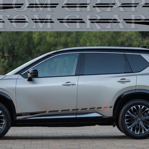Rogue X-Trail Vinyl Decal Stickers: Unique Line Design