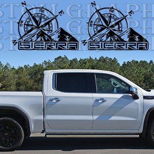 Premium Vinyl stickers Compatible with Sierra New Compass Rear Design