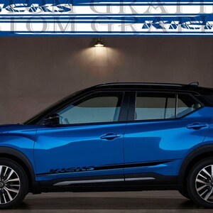 Unique Classic Design Line Decal Sticker Vinyl Compatible with Nissan Kicks All Models